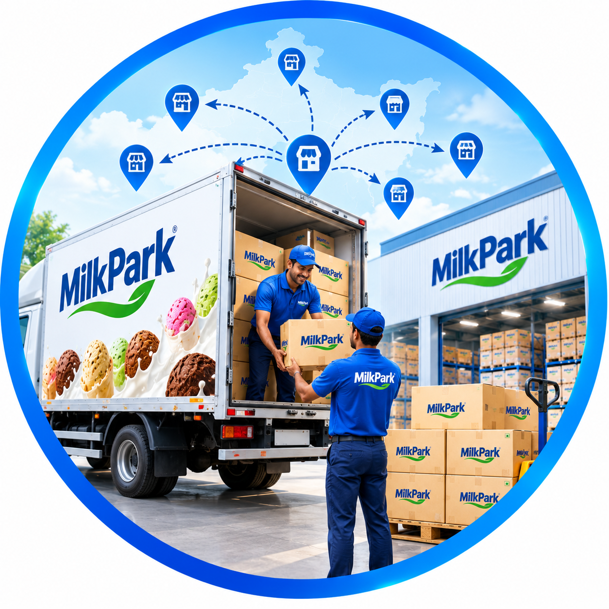 MilkPark Distribution Support Hub