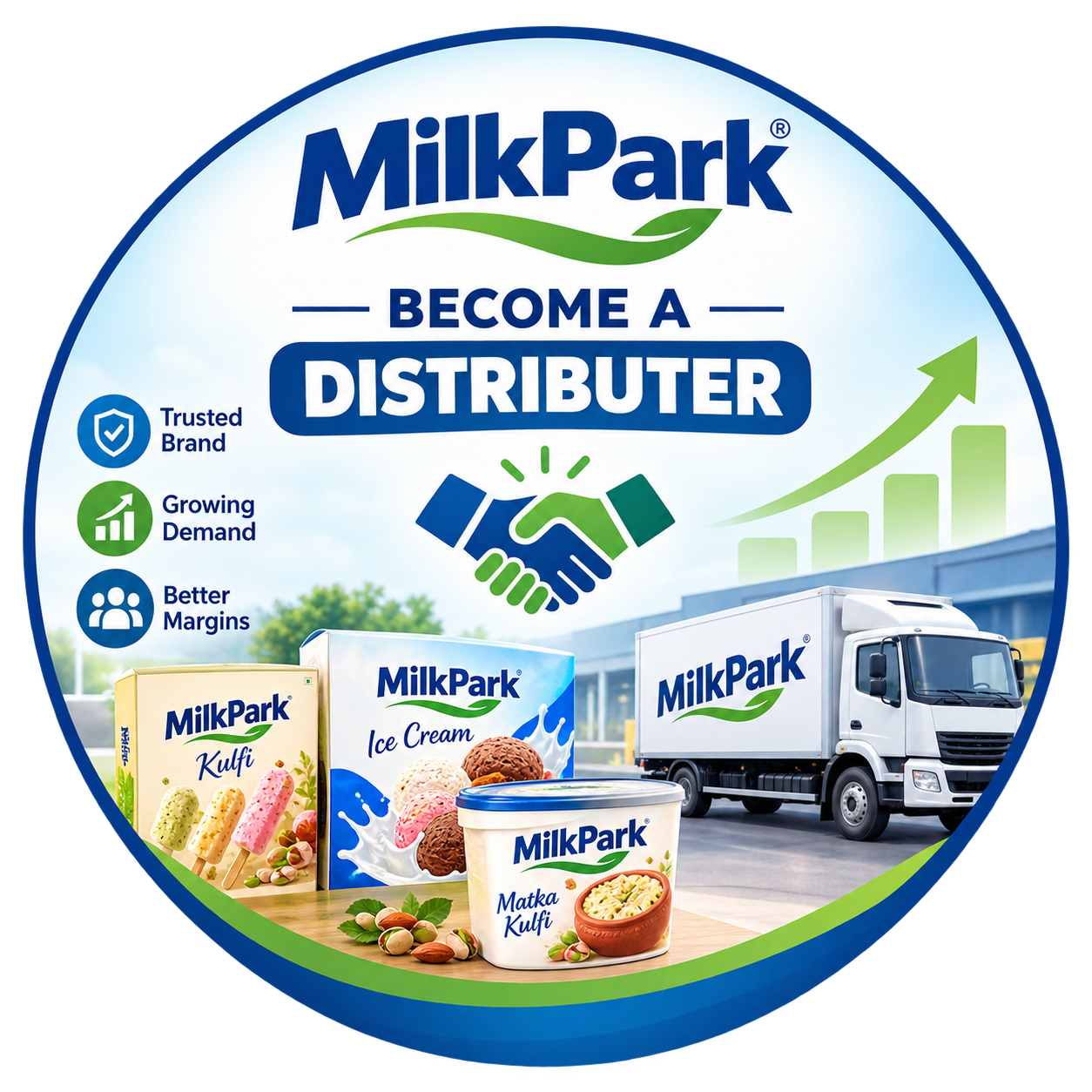 MilkPark Distributor Partnership Badge